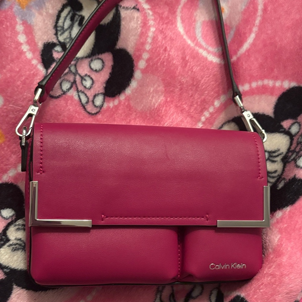 Calvin Klein Fuchsia Shoulder Bag